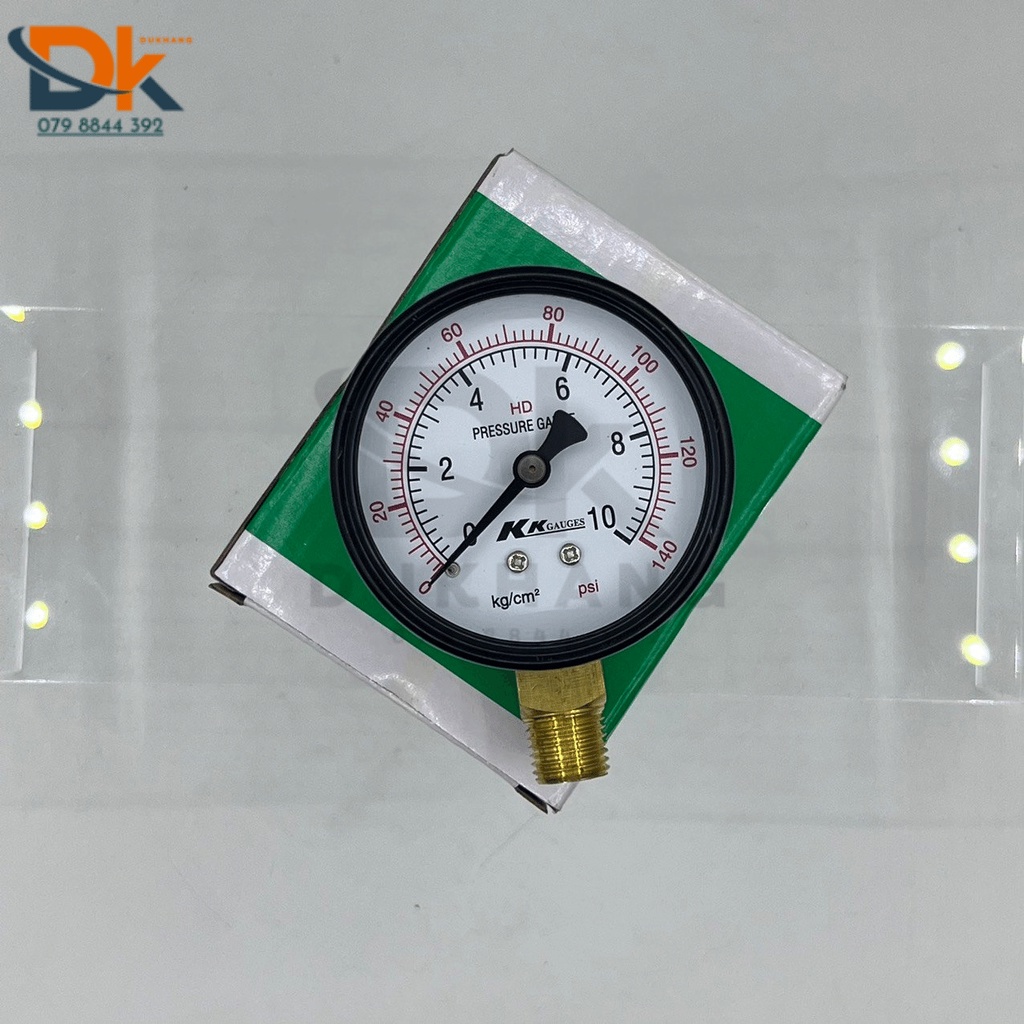 Đồng hồ đo áp suất KK mặt 63 ren 13