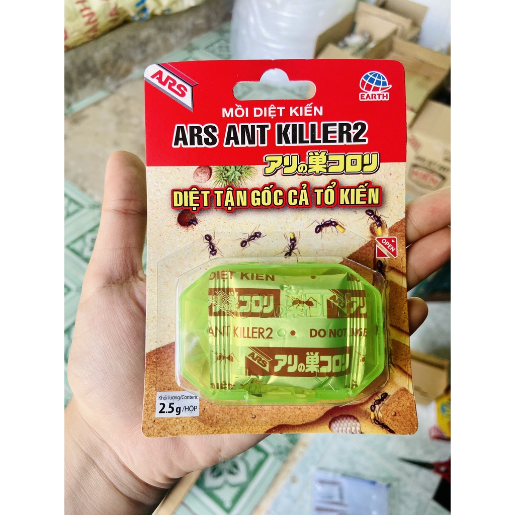 Mồi Diệt Kiến ARS Ant Killer 2 Diệt kiến tận gốc bẫy dẫn dụ kiến hàng nhập khẩu chính hãng Nhật Bản Super Arinosu Koroki