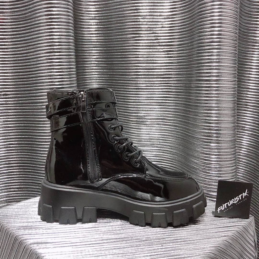 Giày Combat Đế Bằng  Futuristix G081 | BigBuy360 - bigbuy360.vn