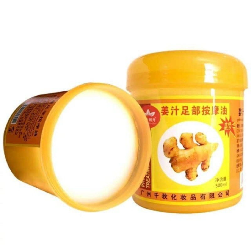 Kem massage chân gừng, kem gừng matxa chân, dùng được cả body