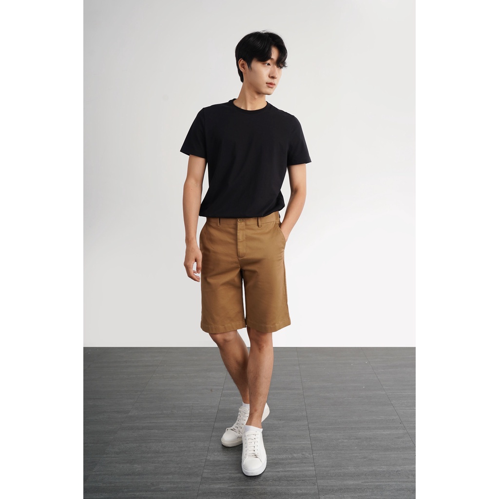 Áo Thun Nam Tay Ngắn Trơn Form Fitted - Routine 10S21TSH019C