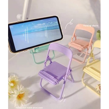 Giá đỡ điện thoại hình ghế đẩu có thể gấp gọn để bàn đa chức năng nhiều màu tùy chọn - MyNa Mart