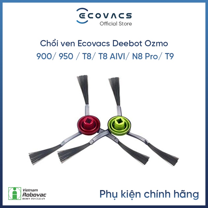 Chổi ven Robot Ecovacs Deebot OZMO 950 / T8/ N8Pro / T9 - Hàng Chính Hãng
