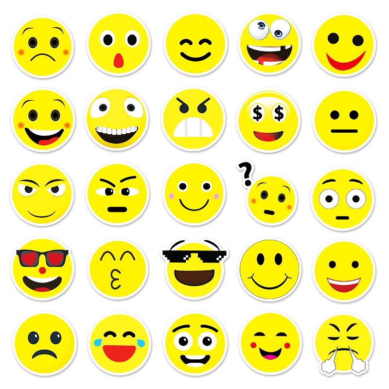 Sticker dán vali, nón bảo hiểm, đàn, guitar, ukulele, laptop, điện thoại nhiều kiểu chống nước - Bộ 50 Sticker M27