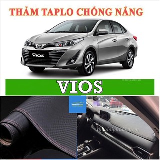 Thảm phủ taplo TOYOTA VIOS 2014 - 2020 dập vân cacbon cao cấp