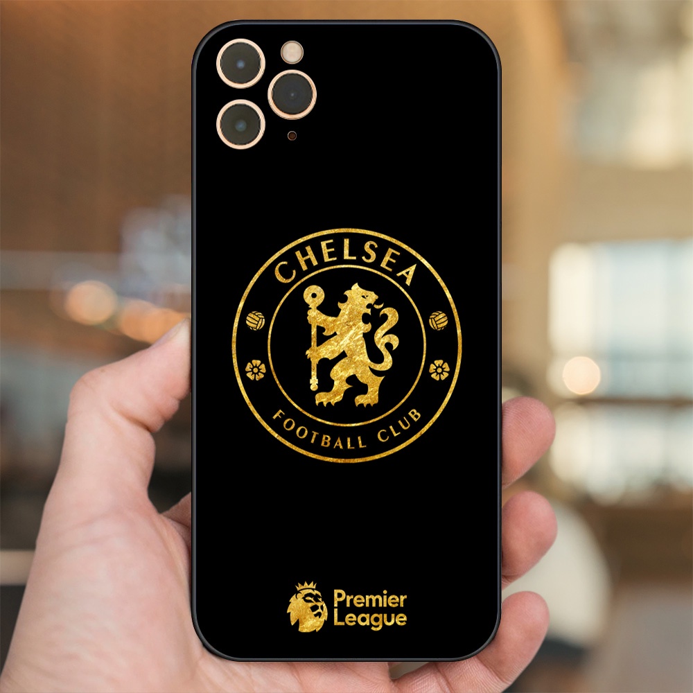 Ốp lưng iPhone 11 Pro Max dẻo đen cạnh vuông in hình Chelsea FC