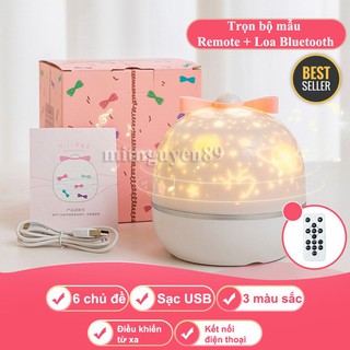 Đèn ngủ chiếu sao, đại dương, vũ trụ, sinh nhật phát nhạc kèm loa bluetooth cho mẹ và bé nhsh13