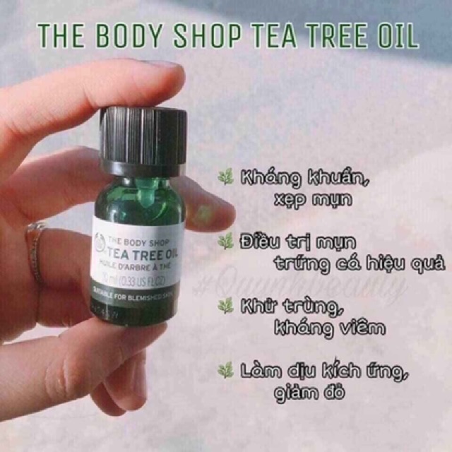 Tinh dầu tràm trà giảm mụn Tea Tree oil The Body Shop | BigBuy360 - bigbuy360.vn