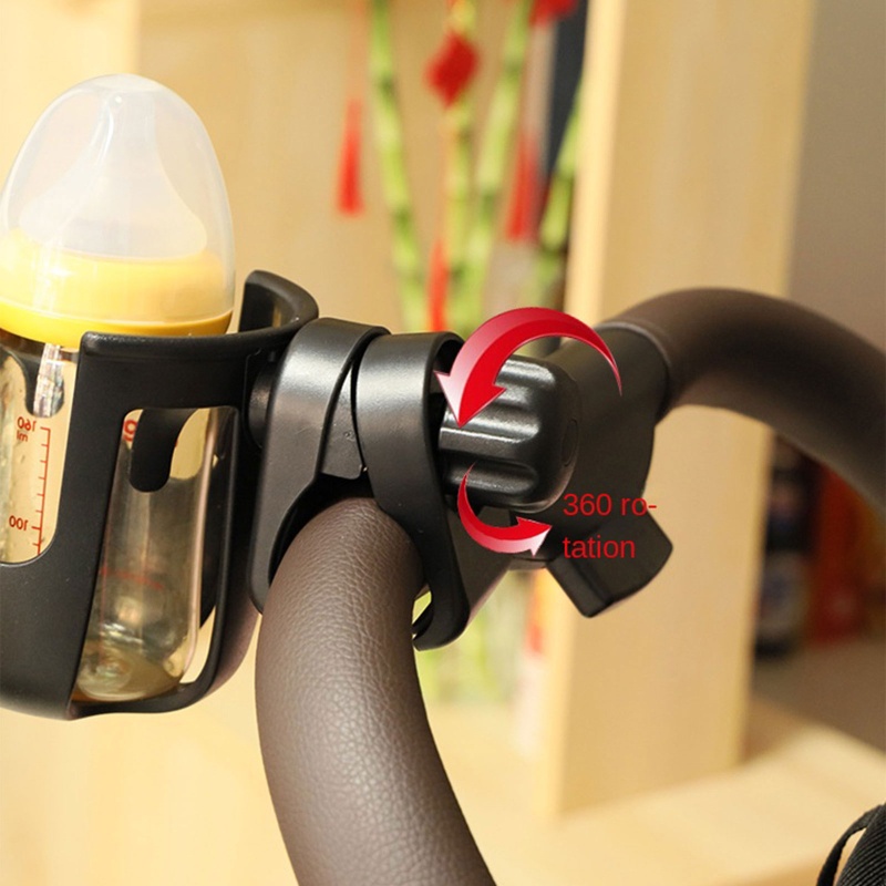 Giá Đỡ Cốc / Bình Nước 2 Trong 1 Tiện Dụng Cho Xe Đẩy Em Bé / Xe Đẩy Em Bé