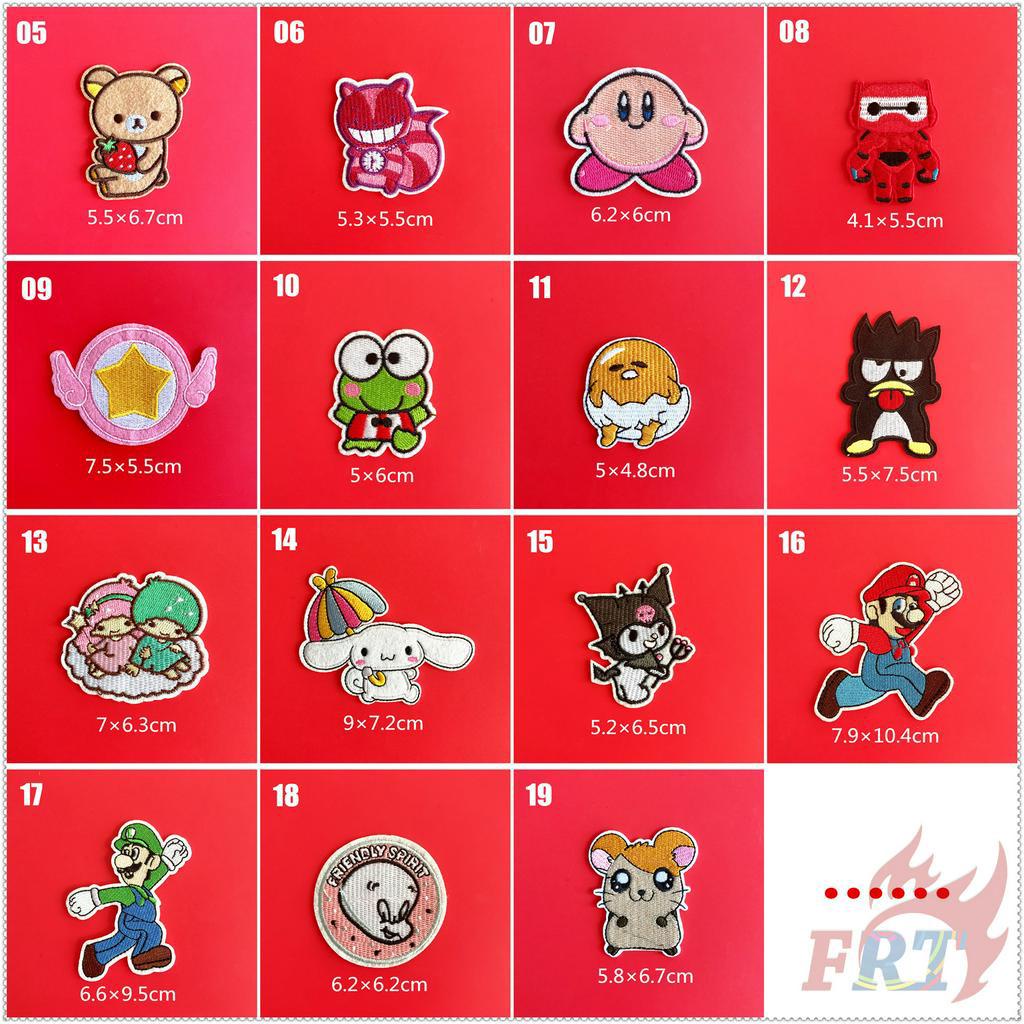 Miếng vá ủi thêu hình nhân vật game Super Mario dễ thương