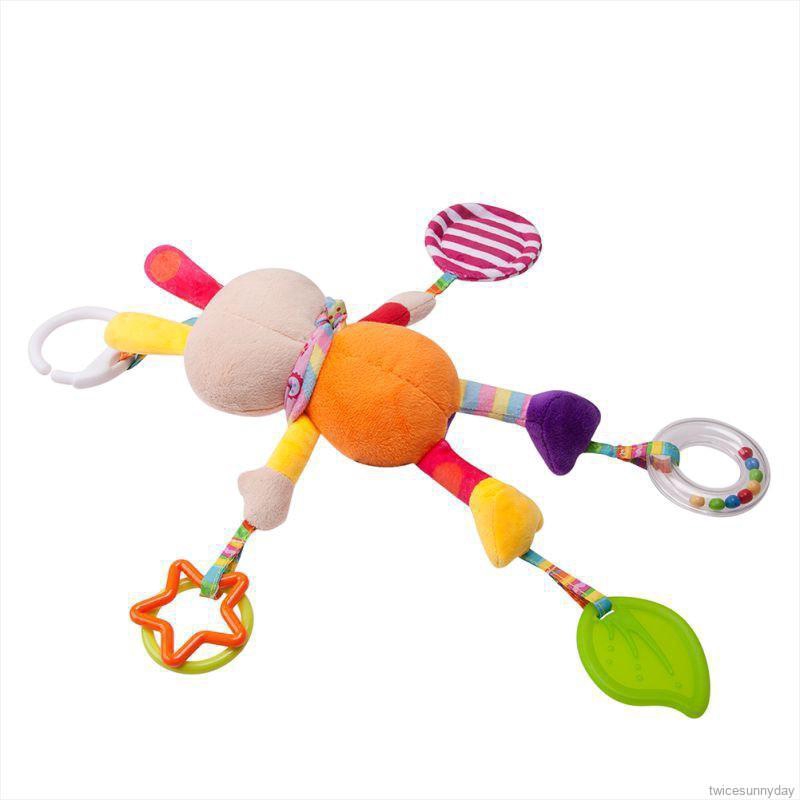 Đồ chơi thú bông gắn xe đẩy em bé