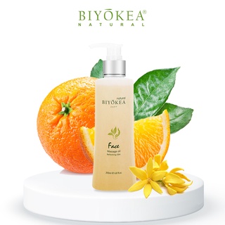 Dầu massage mặt biyokea calming m005 giúp êm dịu, thư giãn, giảm stress, dưỡng ẩm, mềm mịn da được dùng trong các spa