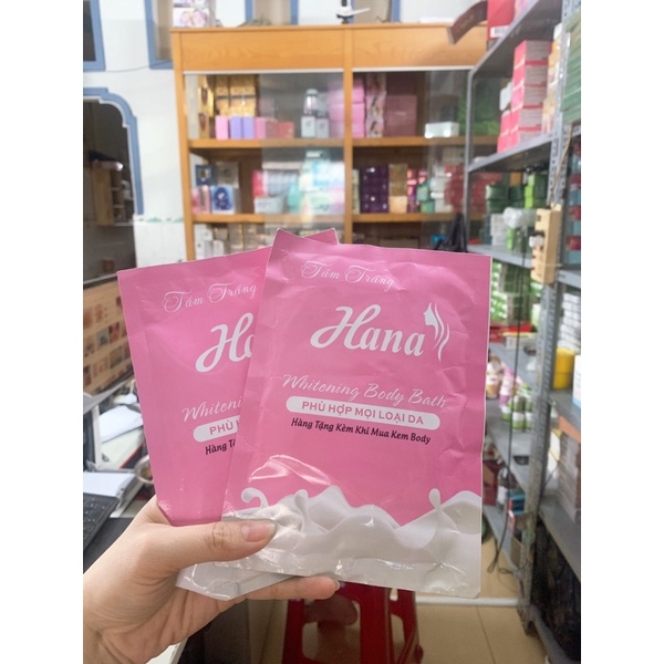 tăm trắng hana…hồngwhitening body bật tone sau lần tăm