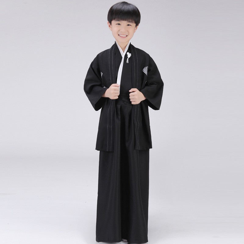 Bộ Đồ Kimono Hóa Trang Samurai Nhật Bản Truyền Thống Nhật Bản Dành Cho Bé Trai