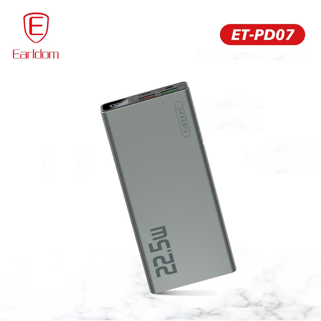 Sạc dự phòng Earldom 10.000 mAh PD – 07