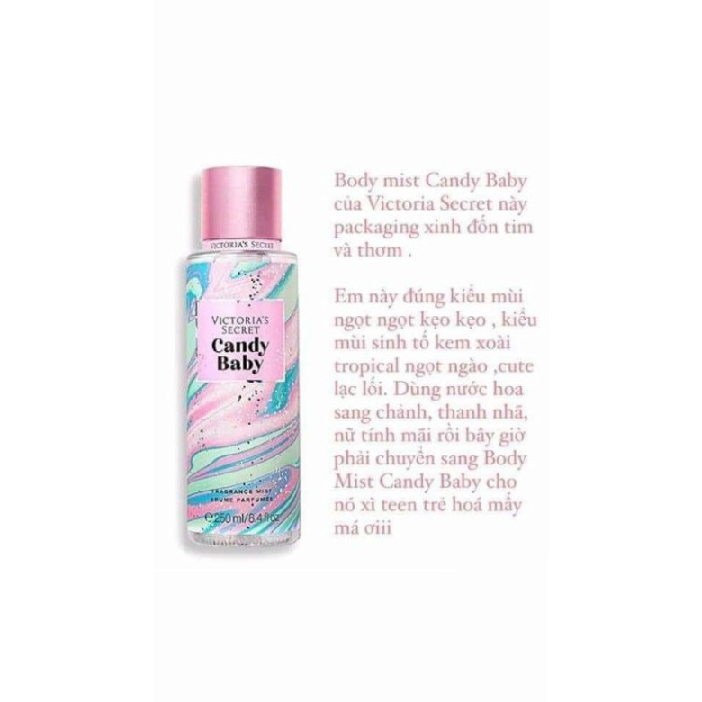 [ MẪU THỬ] Xịt Thơm Victoria10ml-  Xịt Thơm Toàn Thân Mẫu mới nhất Candy Baby, fruit crush, sugar hight,cake
