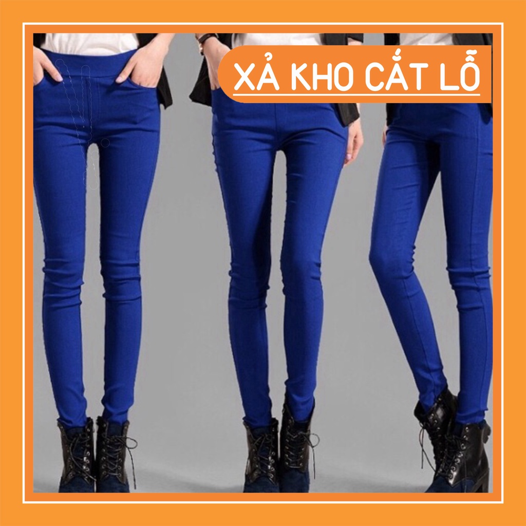 Quần skinny nữ Navi co dãn ko dây kéo LOẠI 1