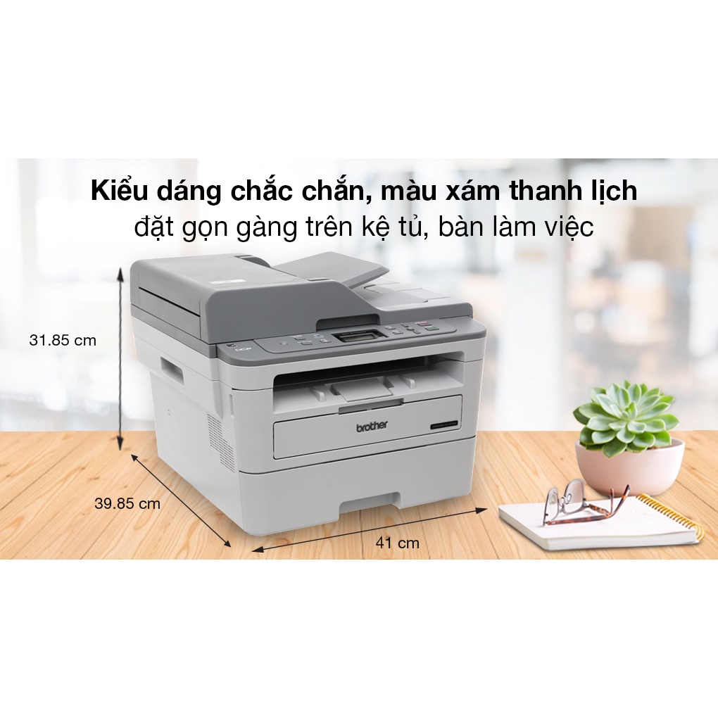 Máy in đa chức năng Brother DCP-B7535DW (in-scan-copy-đảo mặt-wifi) - hàng chính hãng - BH12T