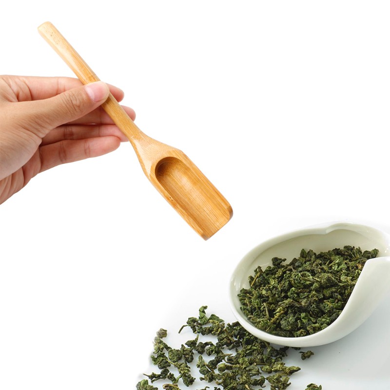 Muỗng Múc Trà Bằng Gỗ Tre Phong Cách Trung Hoa