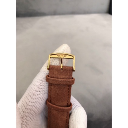 Đồng Hồ Thương Hiệu Longines Nam Máy Quartz Size 41mm Dây Da Màu Vàng Đẳng Cấp Thời Trang