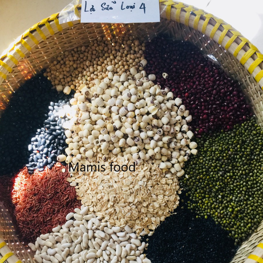 Ngũ cốc LỢI SỮA Mamis Food 9 Loại Hạt Dinh Dưỡng 1000g
