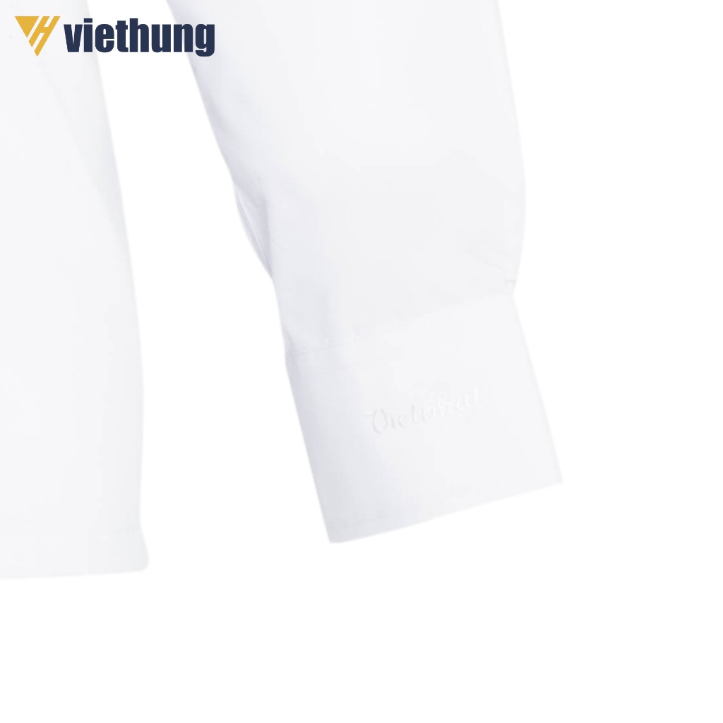 Áo Sơ Mi Nam Dài Tay Công Sở VIỆT HƯNG Chất Vải Ion Mỹ Màu Trắng Kiểu Dáng Suông Cổ Điển Vạt Ngang MS03 | BigBuy360 - bigbuy360.vn