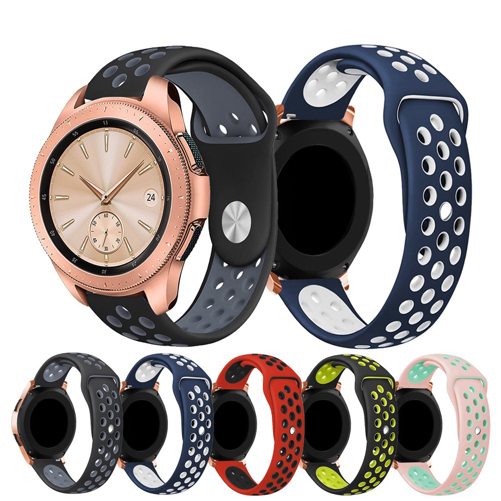Dây đeo silicon thể thao cho đồng hồ thông minh Samsung Galaxy Watch 42mm thumbnail