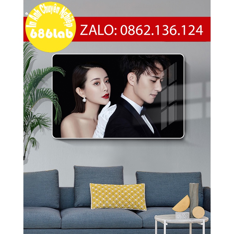 In ẢNh Khổ Lớn 76x120cm  Ảnh Tráng Gương Nẹp Viền   Ảnh Treo Tường Ảnh Cưới Ảnh Kỷ Hiếu Ảnh BaBy Ảnh Lưu Niệm