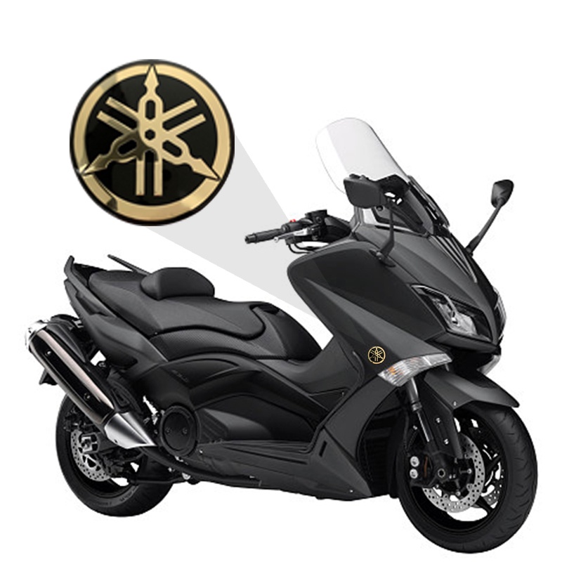 tem logo yamaha vàng xe máy 3D Acrylic Logo Bằng Nhựa Motorcycle Emblem 50mm