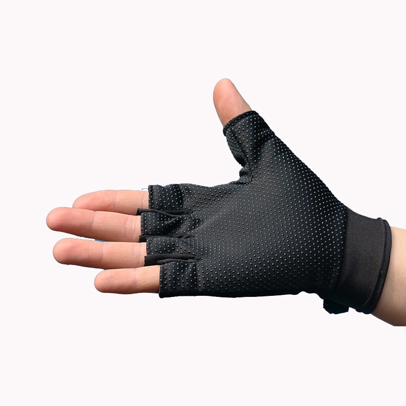 Găng tay chạy xe đạp nửa ngón chống trượt phong cách unisex