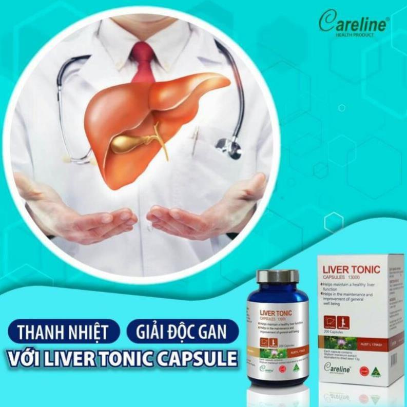 [GIÁ GỐC] Liver Tonic Capsule viên uống bổ gan hộp 200 viên