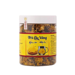 Trà hoa cúc Tiến vua sấy khô hộp ngắn 100g trà hoa cúc mát gan, thanh lọc cơ thể, an thần ngủ ngon hơn - TCV