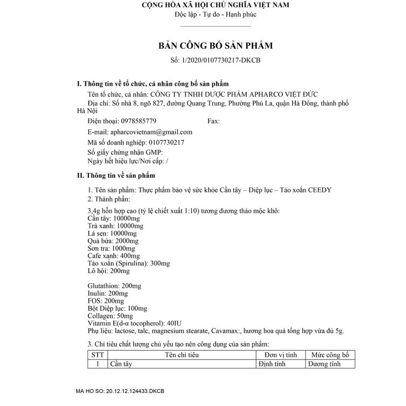 giảm cân ceedy cần Tây-diệp lục-tảo xoắn | BigBuy360 - bigbuy360.vn