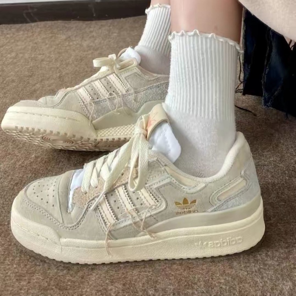 Giày thể thao cổ thấp màu trắng phong cách mùa hè thời trang cho nam và nữ