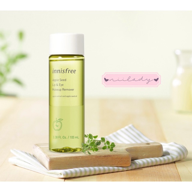 Tẩy trang mắt môi Innisfree Apple Seed Lip & Eye Remover