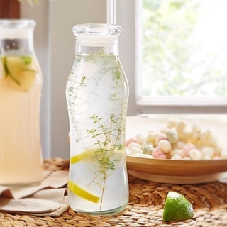 Ly Thủy Tinh Libbey Trend Swerve Bottle With Lid