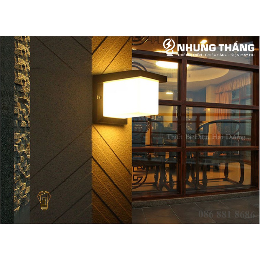 Đèn Tường - Hiên Nhà - Gắn Cổng - Phong cách Bắc Âu - Thân Nhôm Chống Nước Cao Cấp - Bảo Hành 1 Năm