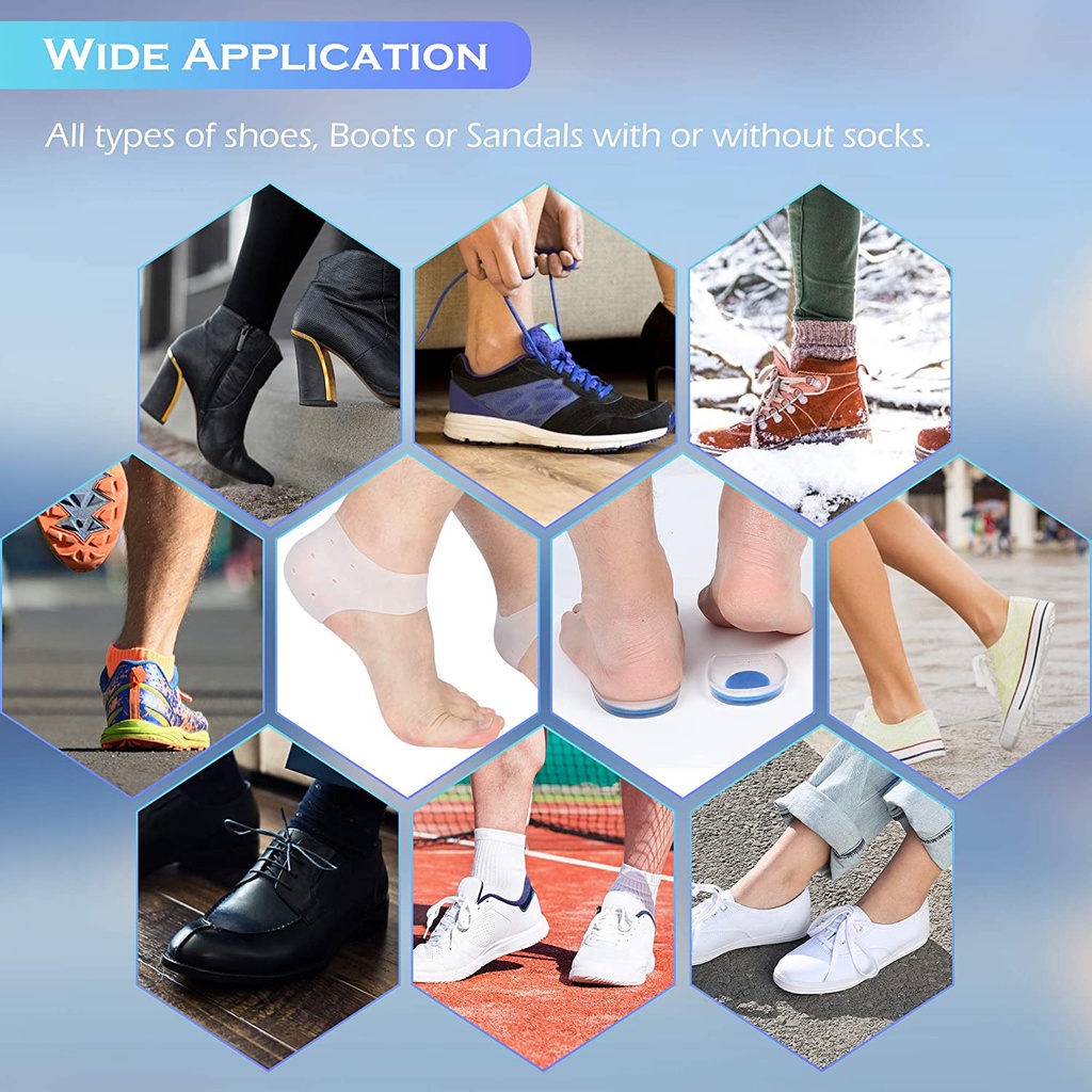 Miếng Đệm Lót Gót Chân Giảm Đau Nhức Xương Gót