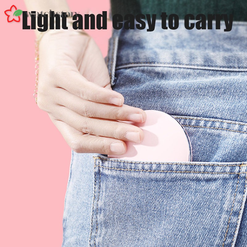 [Hàng mới về] Gương trang điểm có đèn LED nhỏ gọn cầm tay tiện dụng đa năng chất lượng cao