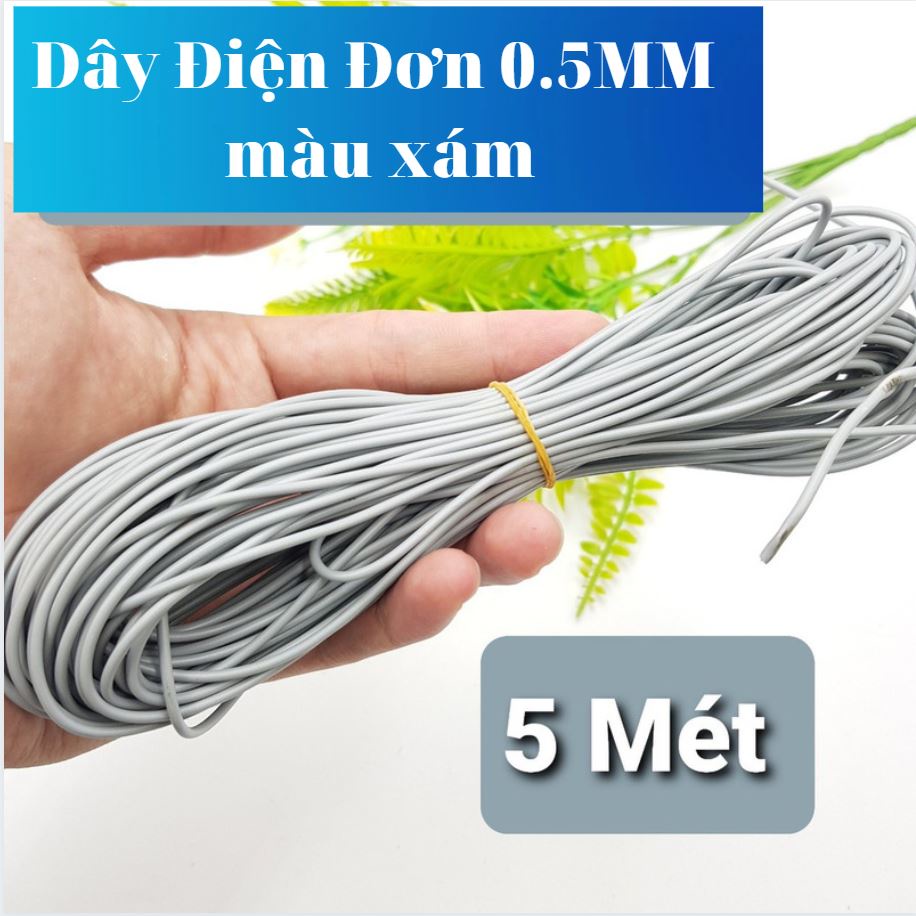 [5 Mét] Dây Điện hàng Xịn 0.3 , 0.5MM , dây điện 0.75MM dây điện 1.0MM 1.5MM