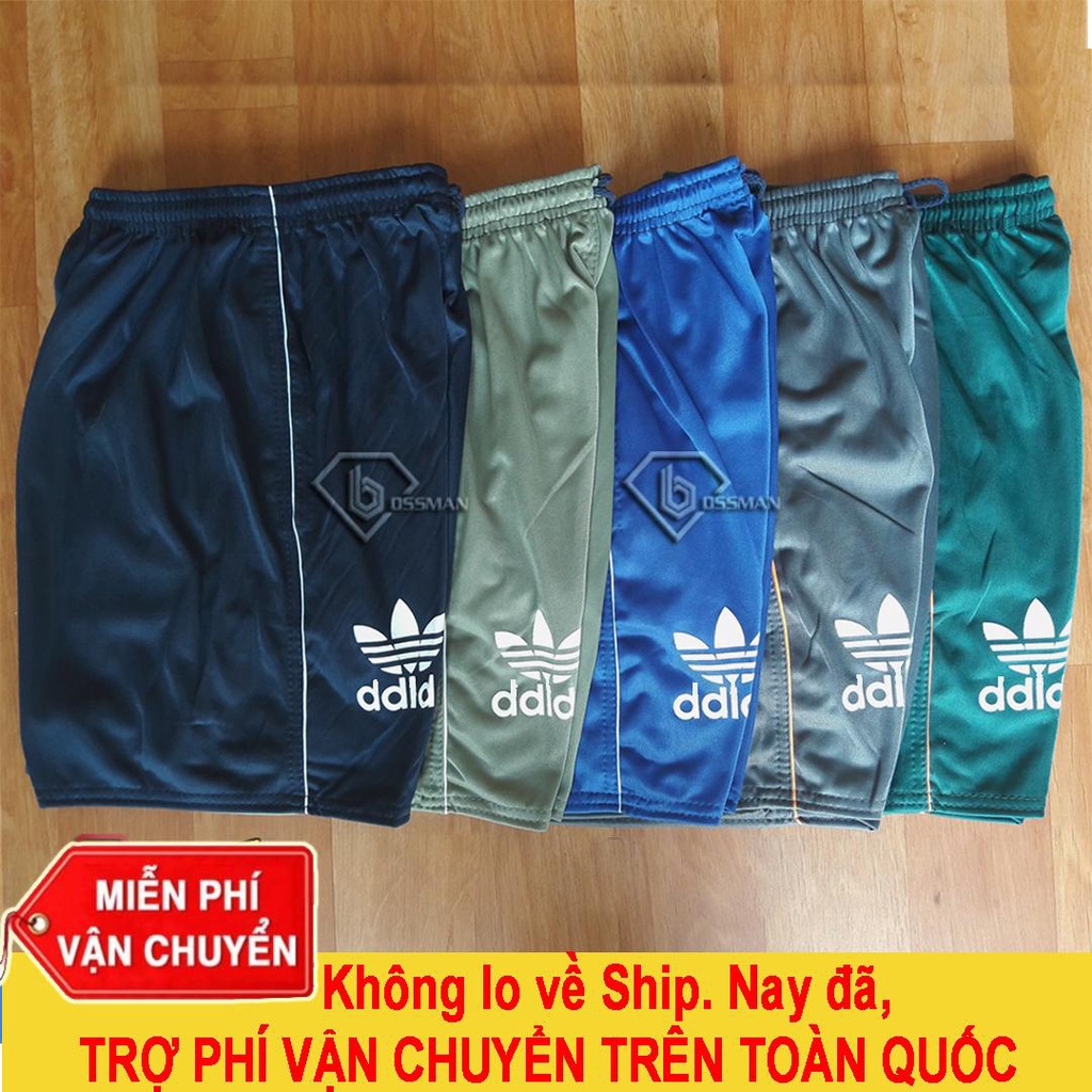 Quần đùi nam thể thao Mặc Nhà BM01 - Có túi 2 bên Chất Vải Cào FreeSize từ 45 - 68kg