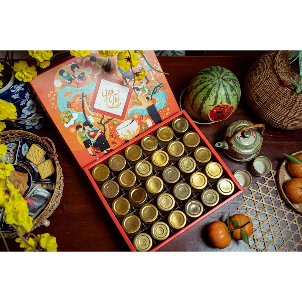 [Hộp quà Tết] [Gói yến 30] - Yến Thị - 30% Yến sào | BigBuy360 - bigbuy360.vn