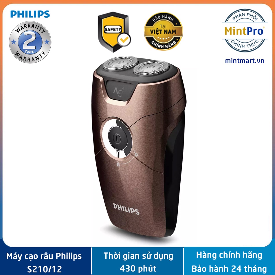 Máy cạo râu Philips S210/12 - Hàng chính hãng - Bảo hành 2 năm trên toàn quốc
