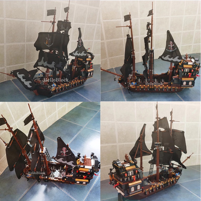 Đồ chơi lắp ráp Thuyền Cướp Biển Trung Cổ Anh - ZheGao Pirates Kingdom QL1803 - 1334 mảnh ghép