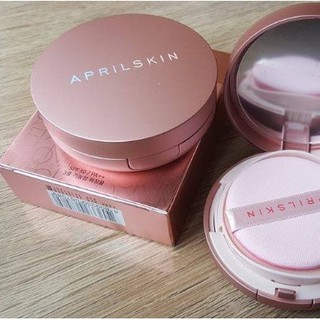 Phấn Nước mỏng mịn April Skin Magic Snow Fixing Foundation Hàn Quốc (15g)