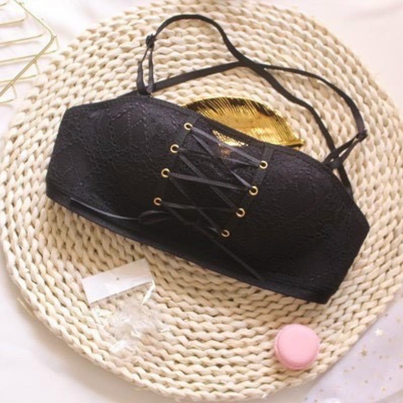 Áo ngực cúp ren bàn tay nâng ngực đan dây giữa chất liệu ren su (có dây trong suốt kèm theo) [Hàng Đẹp] | BigBuy360 - bigbuy360.vn