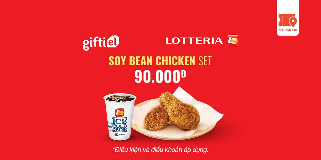E-Voucher Lotteria Soy Bean Chicken Set