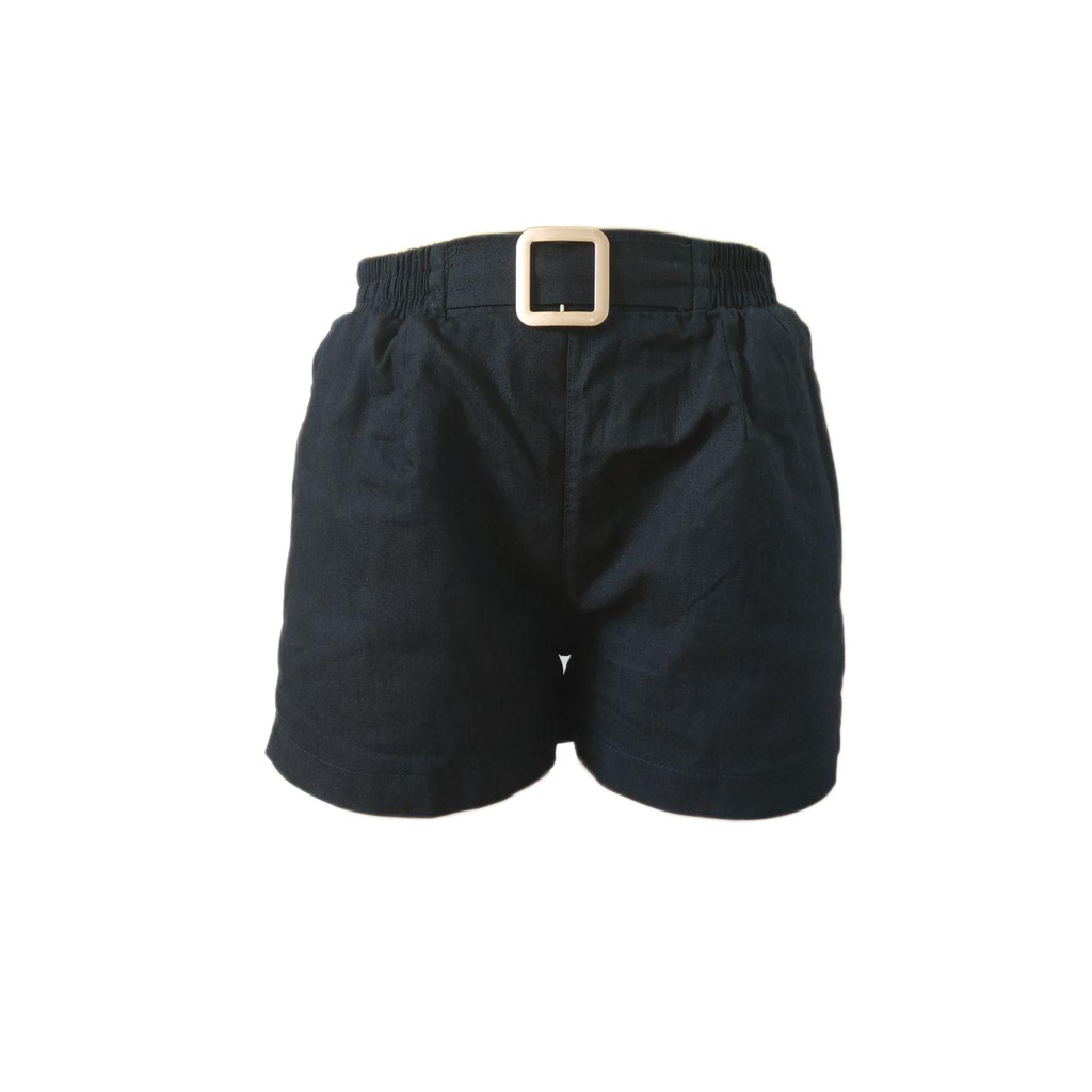 Quần Short nữ chất liệu thô cạp BB