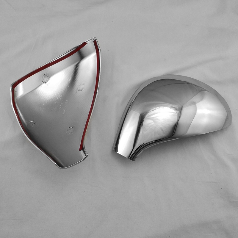 Ốp Gương Chiếu Hậu Hai Cửa Xe Hơi Bằng ABS Màu Chrome Cho 2006-2014 Peugeot 207 308