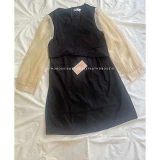 [Thanh Lý] D77 - Đầm Bigsize Thanh Lịch Tay Voan